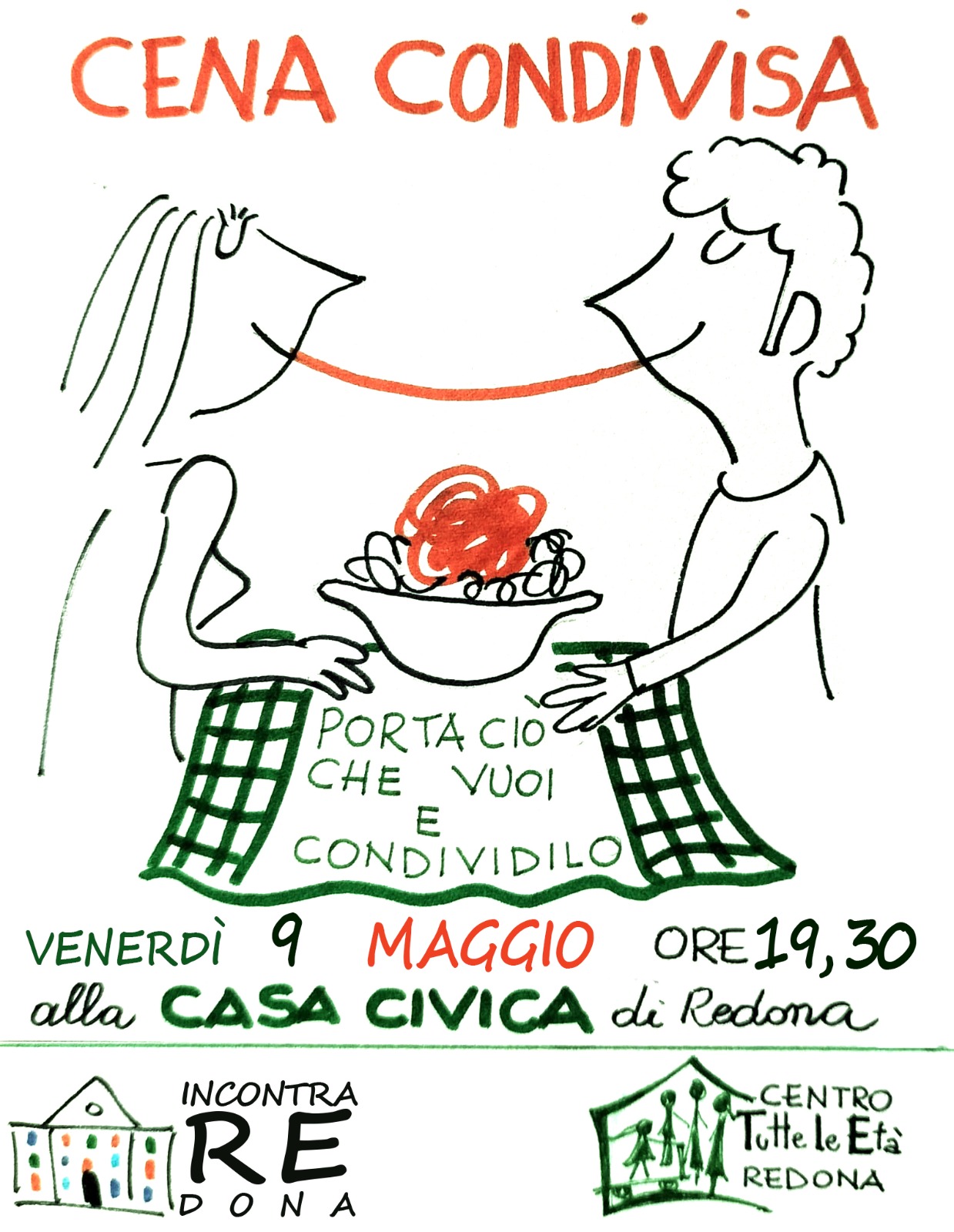 CenaCondivisa9maggio